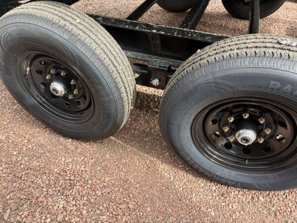 14x83 IronBull Gooseneck, Tandem Axle Dump, 14.9K GVWR, 48" Sides, Telescopic Cylinder, Solar Charger, 14 Ply Tires