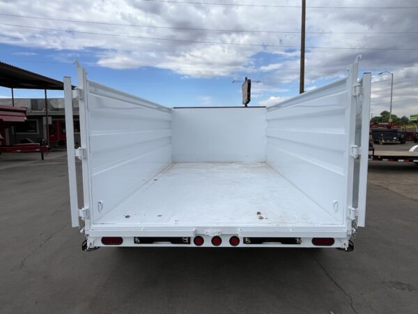 14x83 Tandem Axle, 15,400 GVWR, Low Pro Dump, 48" Sides