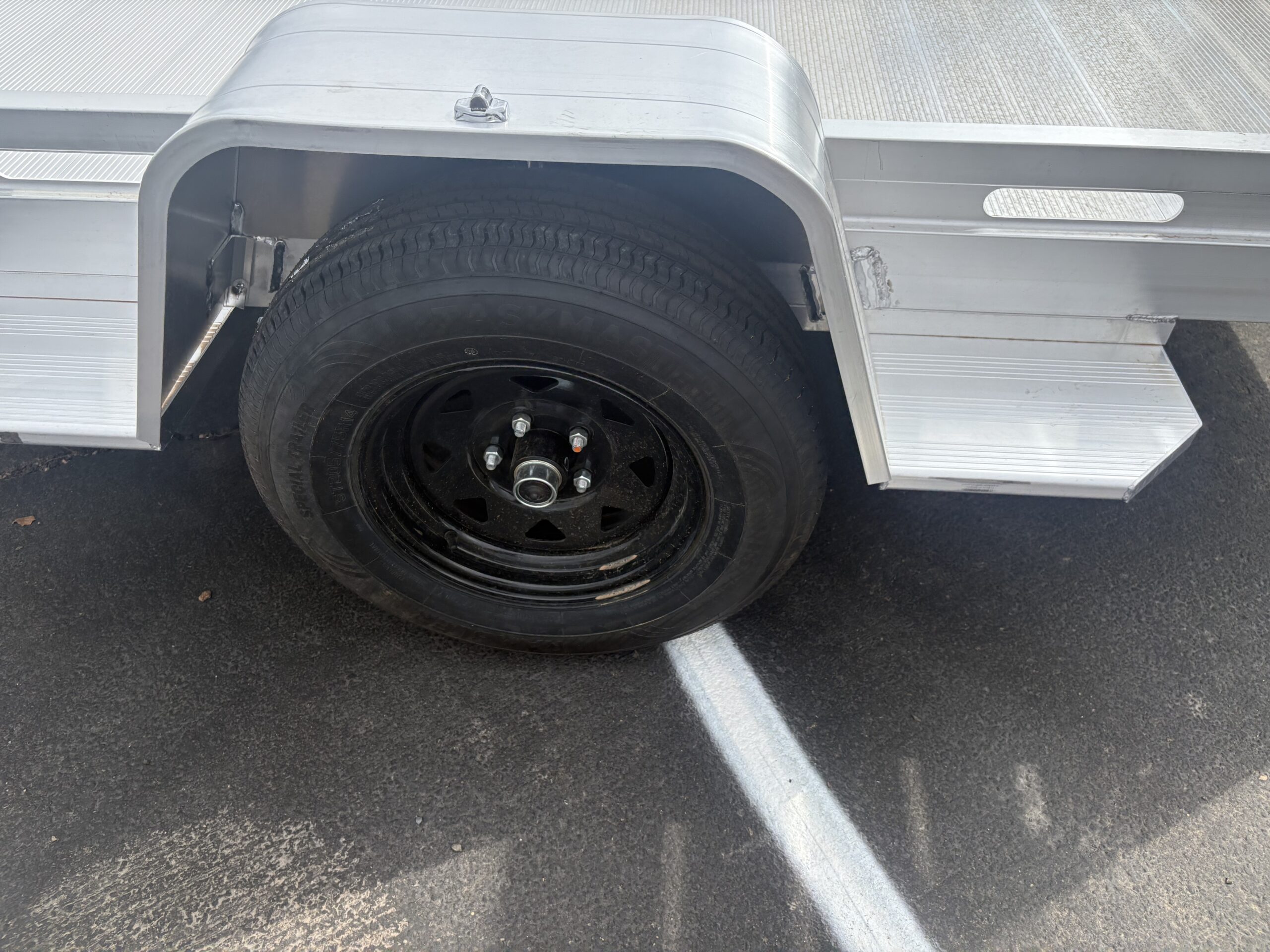 12x77 All Aluminum, 3K GVWR, Heavy Single Axle, W/ Bi-Fold Tailgate (7712H-S-BT) - Image 5