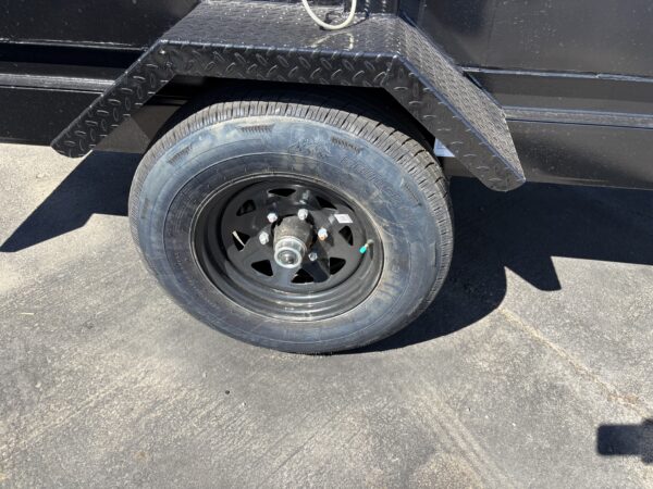 10x60 Single Axle Dump, 5K GVWR, 16" Sides