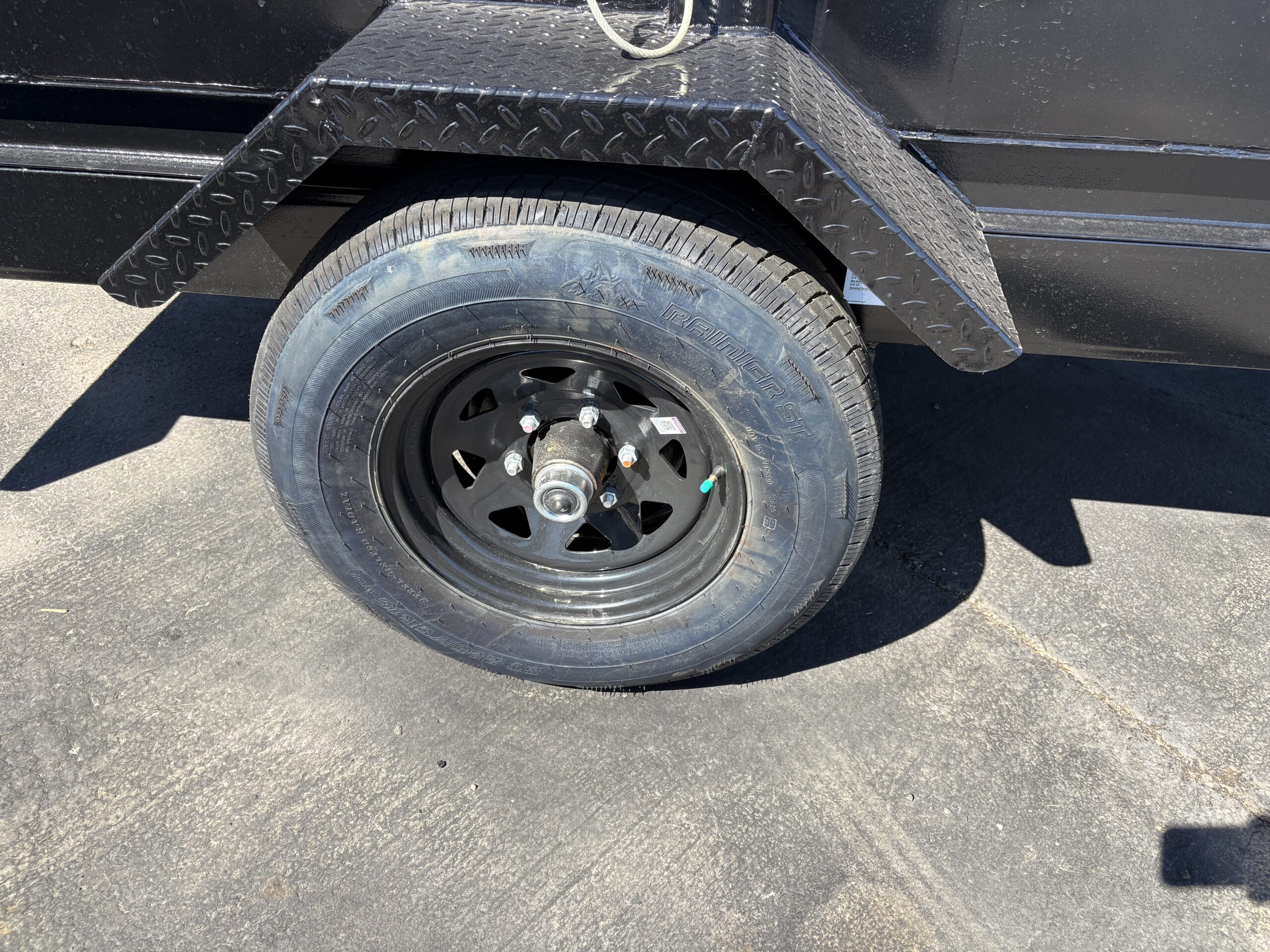 10x60 Single Axle Dump, 5K GVWR, 16" Sides - Image 3