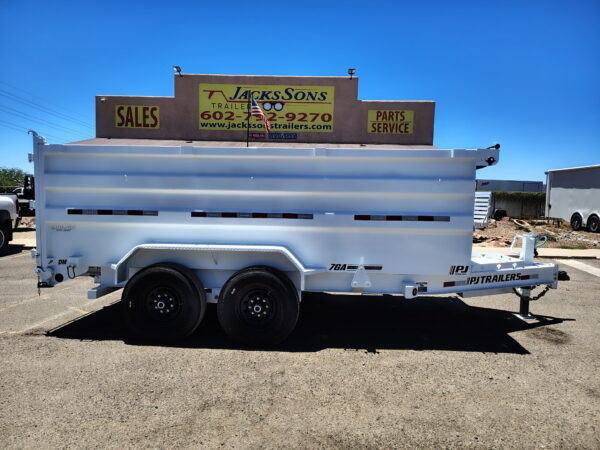 14x83 Tandem Axle, 15,400 GVWR, Low Pro High Side Dump, 48" Sides, 14 Ply Tires