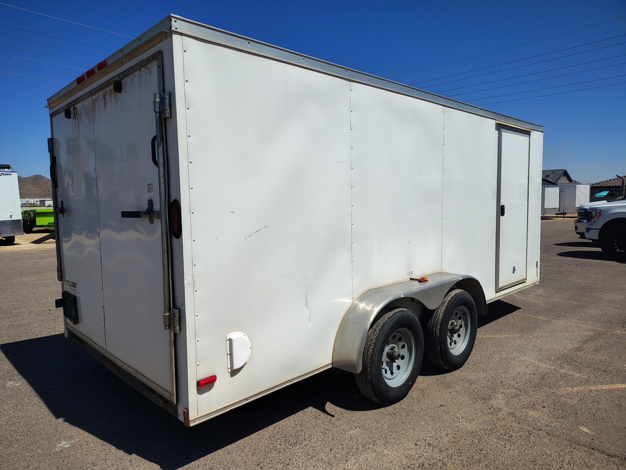 16 x 7 Tandem Axle, Enclosed Cargo, 7K GVWR - Image 3