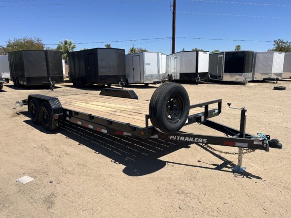 20x83 Tandem Axle Channel Equipment, 10K GVWR, Slide-In Ramps
