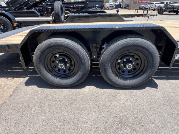 18x83 Tandem Axle Channel Equipment, 10K GVWR, Slide-In Ramps