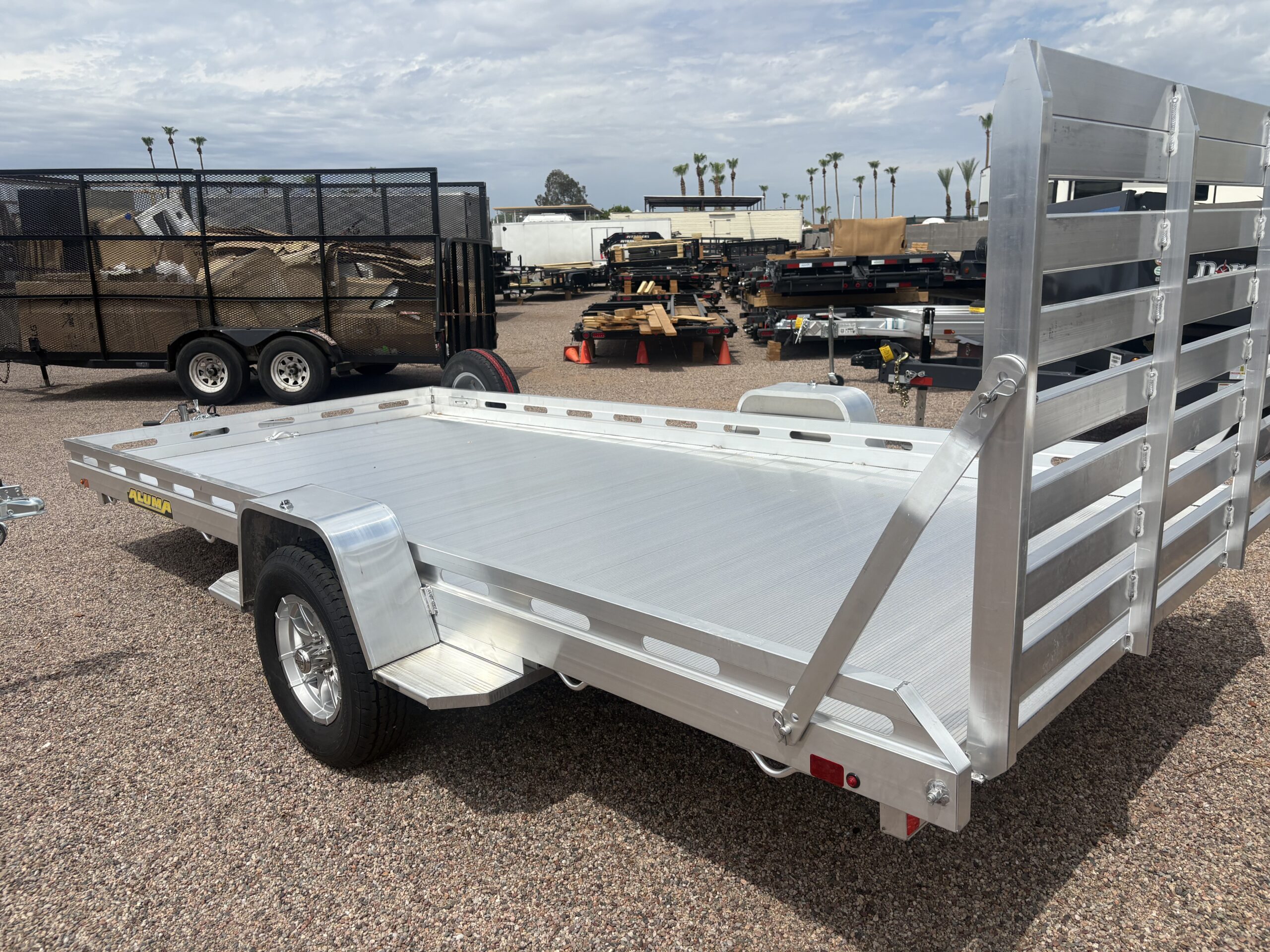 15x80 All Aluminum, 4.25K GVWR, Single Axle, W/ Tailgate (8015S-EL-TG) - Image 5