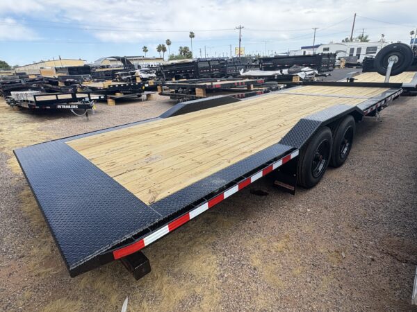24x102 Tandem Axle, 17.6K GVWR, Wide Body Tilt