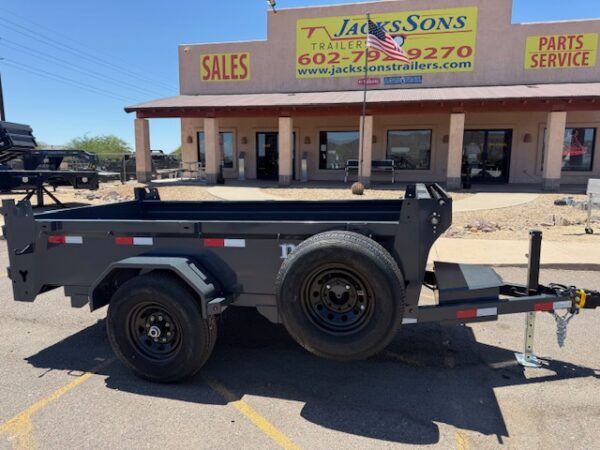 10x60 Norstar Single Axle Dump, 7K GVWR, 20" Side