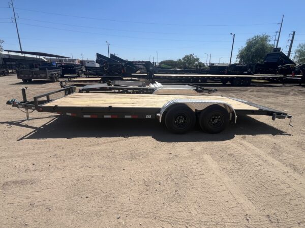20x83 Tandem Axle Channel Equipment, 10K GVWR, Slide-In Ramps
