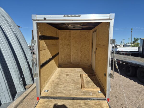 Wells Cargo 6x10 ramp door, side door, ladder rack