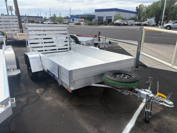 10x63 All Aluminum, 2K GVWR, Single Axle, W/ Tailgate (6310ESA-S-TG)
