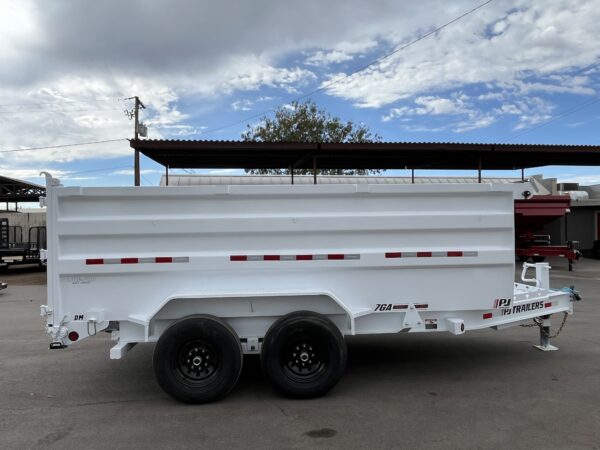 14x83 Tandem Axle, 15,400 GVWR, Low Pro Dump, 48" Sides
