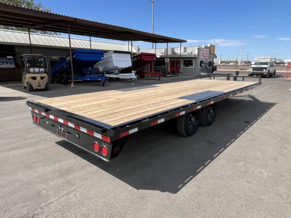 24x102 Tandem Axle Deckover, 14K GVWR, Slide-In Ramps