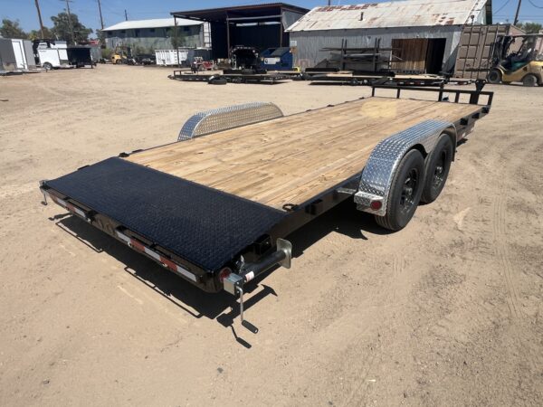 20x83 Tandem Axle Channel Equipment, 10K GVWR, Slide-In Ramps