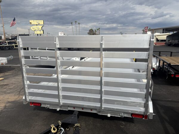 18x80 All Aluminum, 8.5K GVWR, Tandem Axle, W/ Tailgate (8018TA-EL-R-TG-RTD)