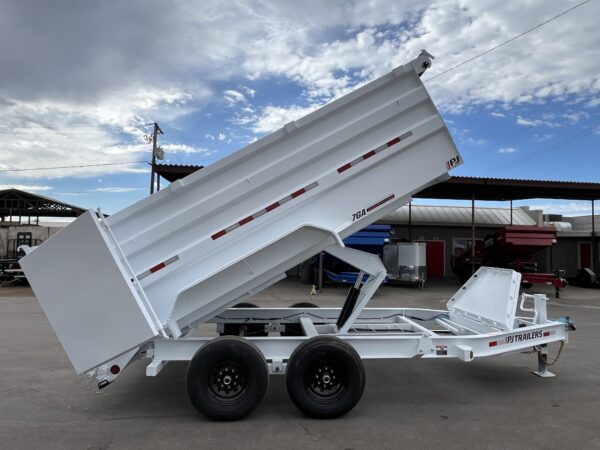 14x83 Tandem Axle, 15,400 GVWR, Low Pro Dump, 48" Sides