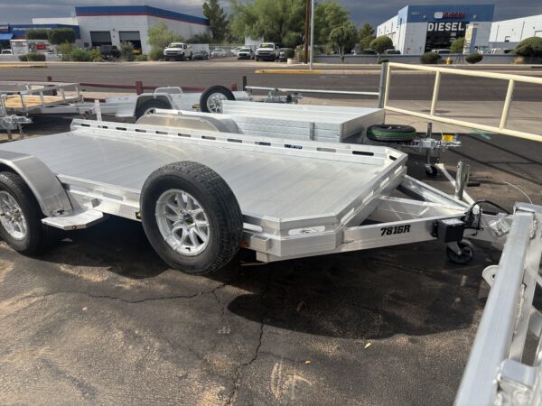16x78 All Aluminum, 7K GVWR, Tandem Axle (7816TA-EL-R-RTD)