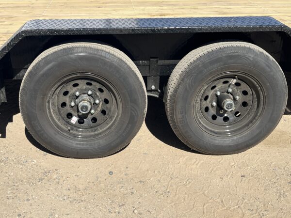 20x83 Tandem Axle Channel Equipment, 10K GVWR, Slide-In Ramps