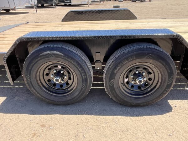 20x83 Tandem Axle Channel Equipment, 10K GVWR, Slide-In Ramps