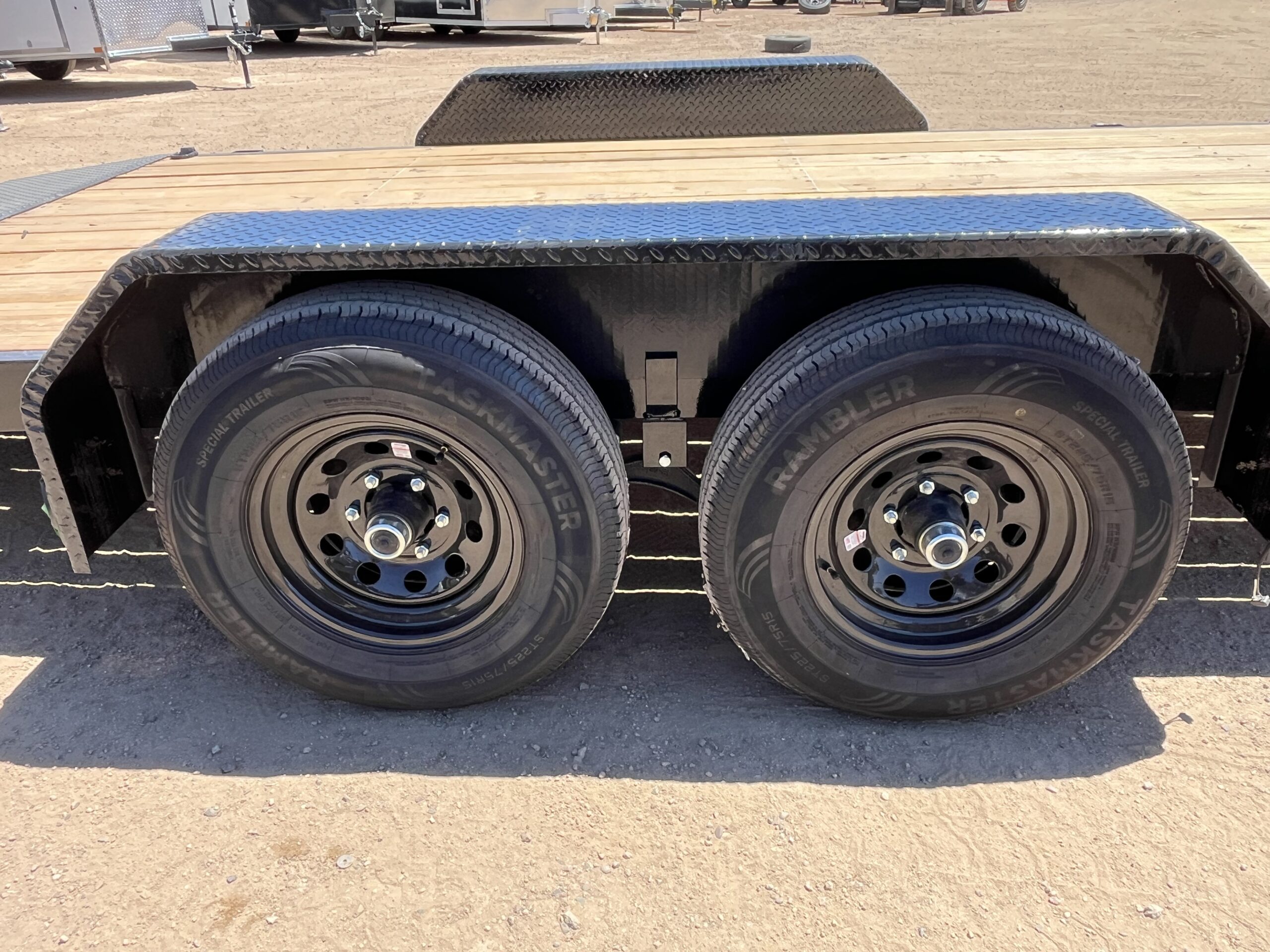 20x83 Tandem Axle Channel Equipment, 10K GVWR, Slide-In Ramps - Image 3