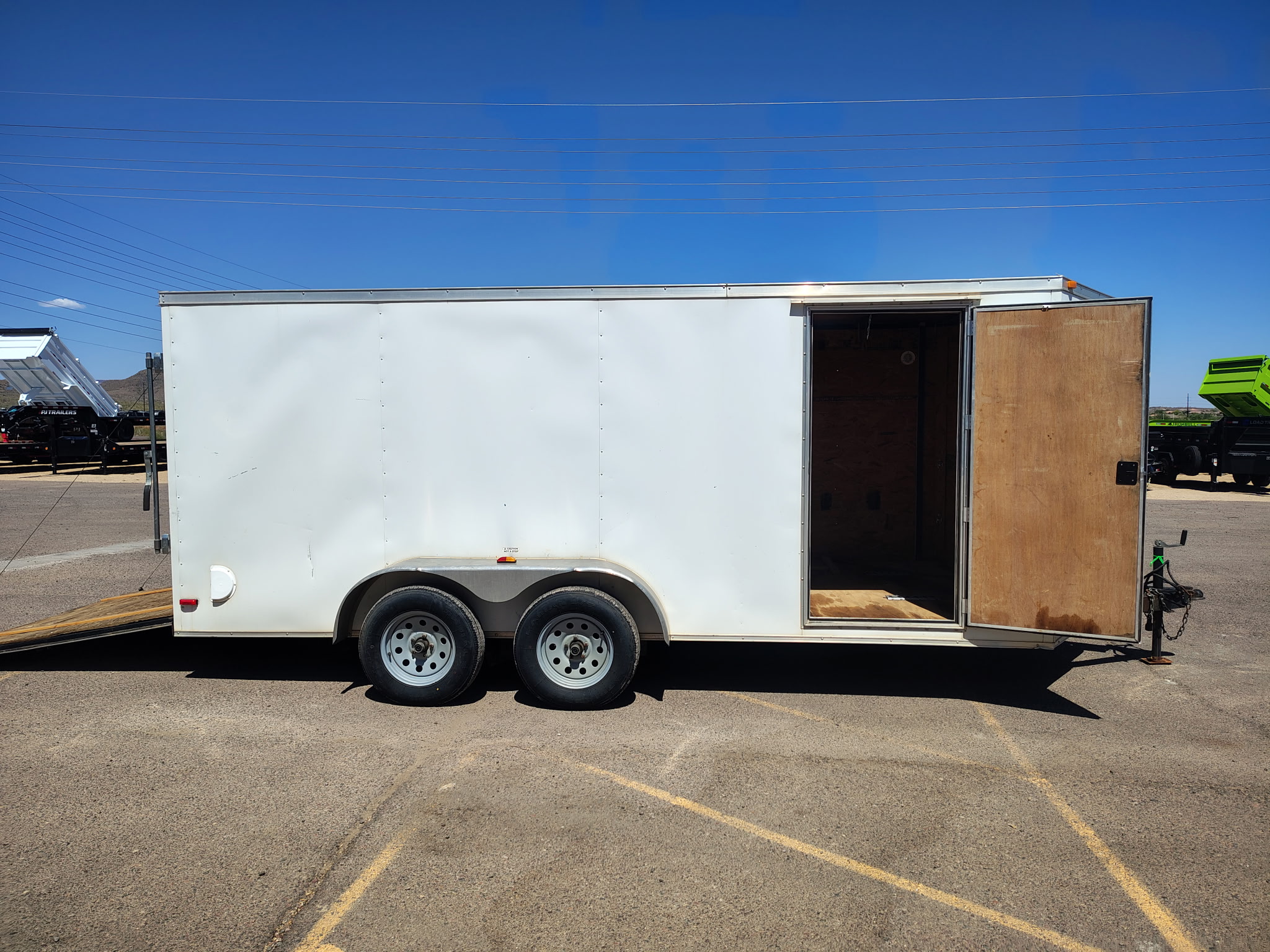 16 x 7 Tandem Axle, Enclosed Cargo, 7K GVWR - Image 6