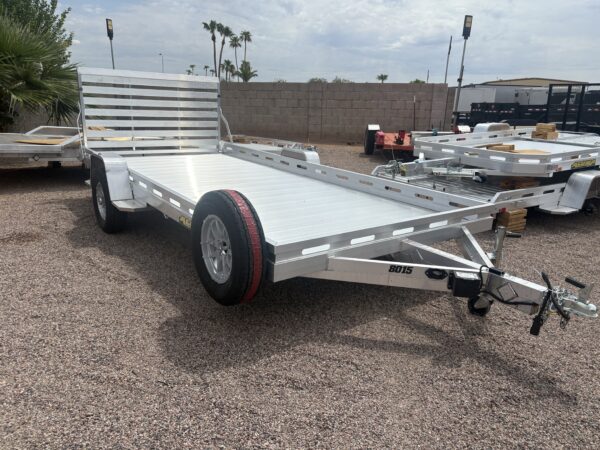 15x80 All Aluminum, 4.25K GVWR, Single Axle, W/ Tailgate (8015S-EL-TG)