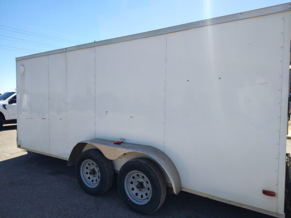 16 x 7 Tandem Axle, Enclosed Cargo, 7K GVWR