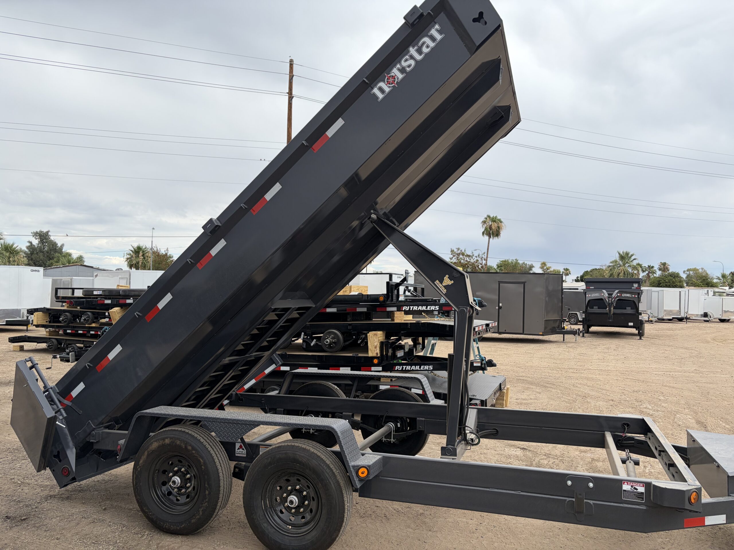 16x83 Norstar Tandem Axle Dump, 14K GVWR, 20" Sides - Image 7
