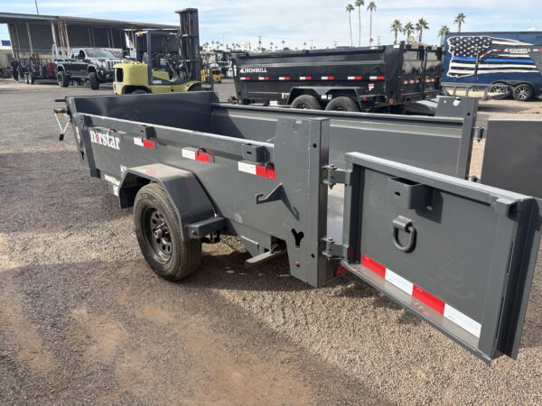 10x60 Norstar Single Axle Dump, 3.5K GVWR, 20" Sides