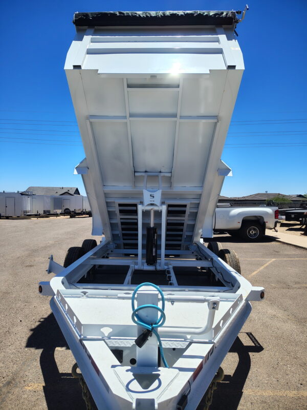 14x83 Tandem Axle, 15,400 GVWR, Low Pro High Side Dump, 48" Sides, 14 Ply Tires