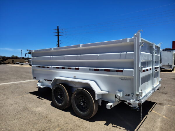 14x83 Tandem Axle, 15,400 GVWR, Low Pro High Side Dump, 48" Sides, 14 Ply Tires