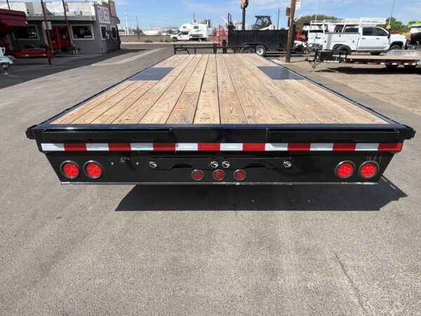 24x102 Tandem Axle Deckover, 14K GVWR, Slide-In Ramps