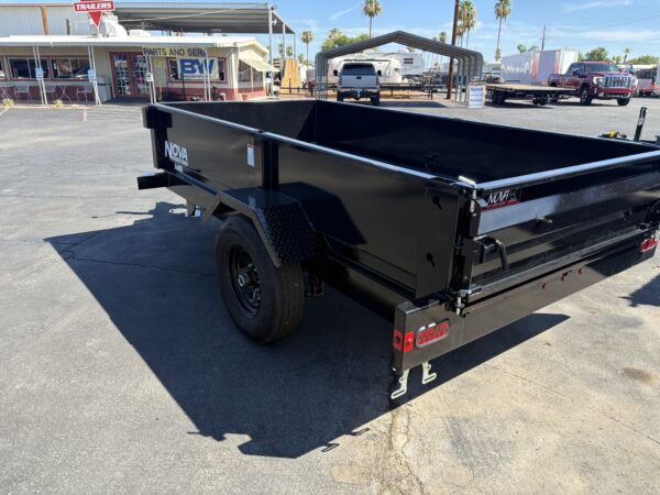 10x60 Single Axle Dump, 5K GVWR, 16" Sides