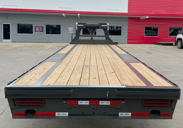 25x102 Gooseneck Flatbed Trailer, 15,680 GVWR, 14 Ply Tires