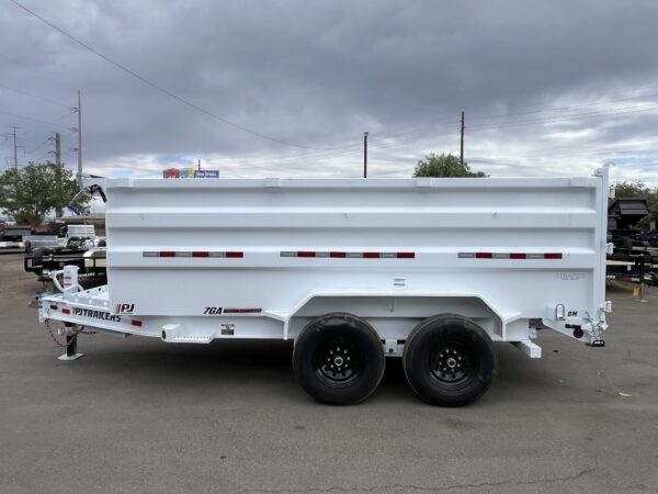 14x83 Tandem Axle, 15,400 GVWR, Low Pro Dump, 48" Sides