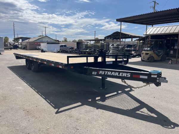 24x102 Tandem Axle Deckover, 14K GVWR, Slide-In Ramps
