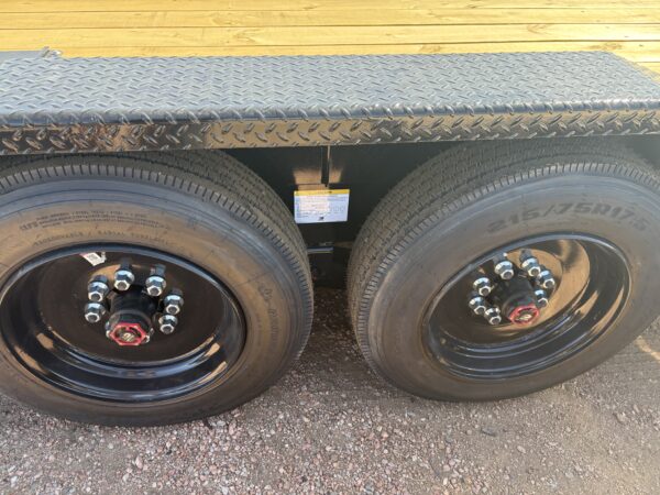 22x8.5 (18'+4') Tilt Bed Wide Body, 17,600 GVWR, Winch Package, 80" Steel Toolbox