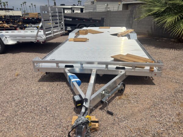 20x102 All Aluminum Wide Body, 10K GVWR, Heavy Tandem Axle, Drive-Over Fenders (WB20H-TA-EL-DOF-R-RR-RTD)