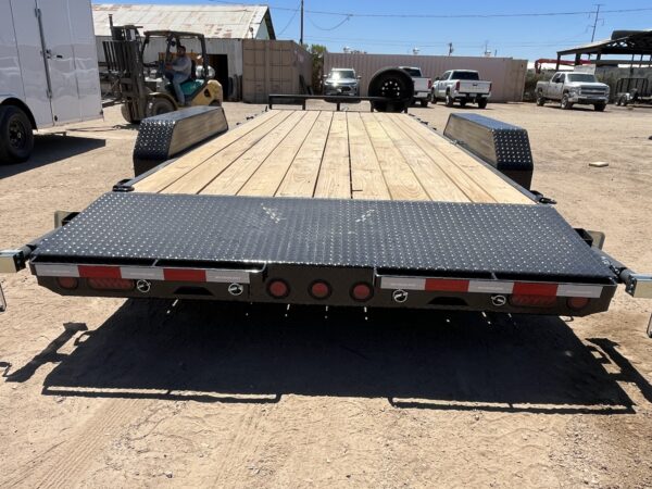 20x83 Tandem Axle Channel Equipment, 10K GVWR, Slide-In Ramps