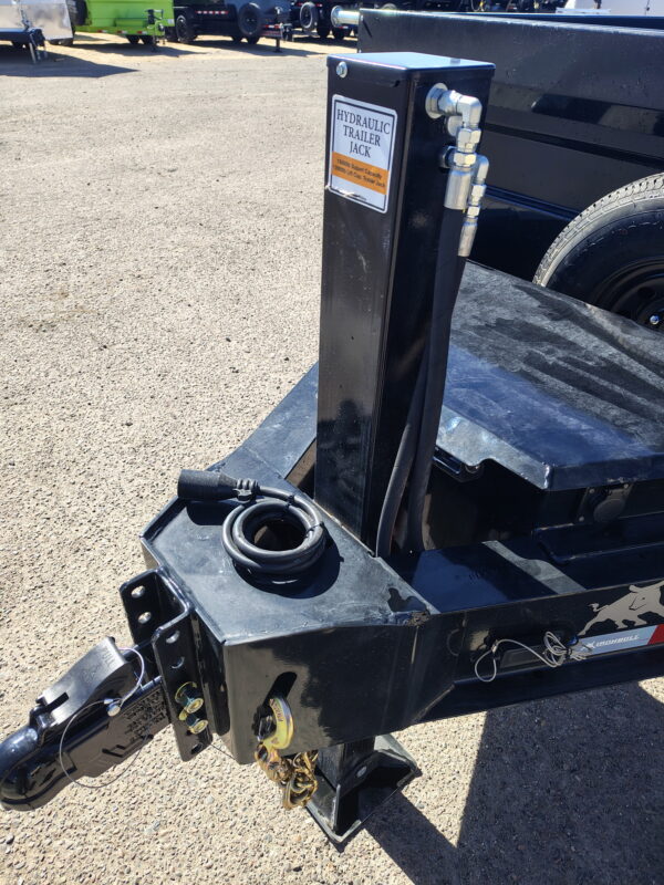 16x96 IronBull Tandem Axle Deckover Dump, 15K GVWR, 18" Fold Down Sides, Hydraulic Jack