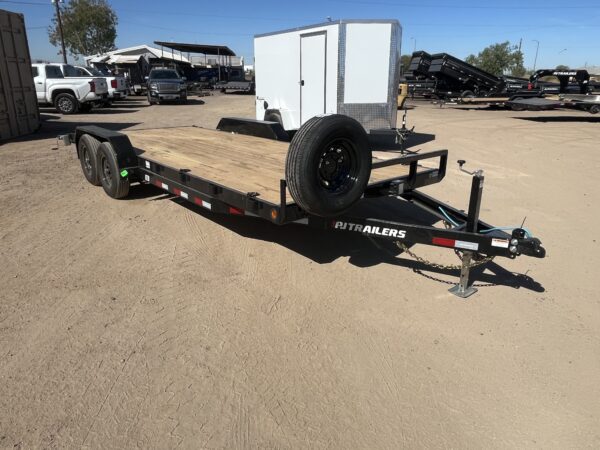 20x83 Tandem Axle Channel Equipment, 10K GVWR, Slide-In Ramps