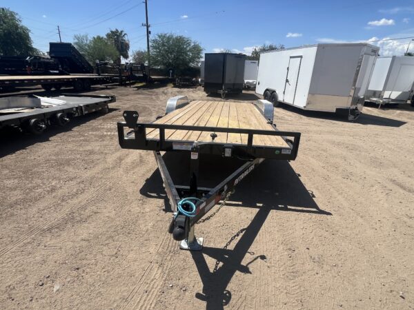 20x83 Tandem Axle Channel Equipment, 10K GVWR, Slide-In Ramps