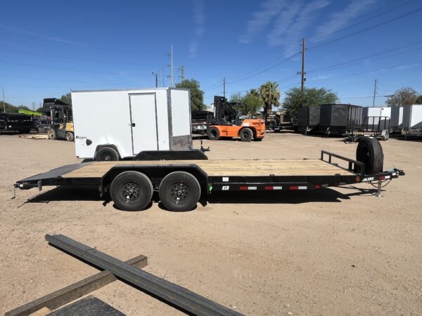 20x83 Tandem Axle Channel Equipment, 10K GVWR, Slide-In Ramps