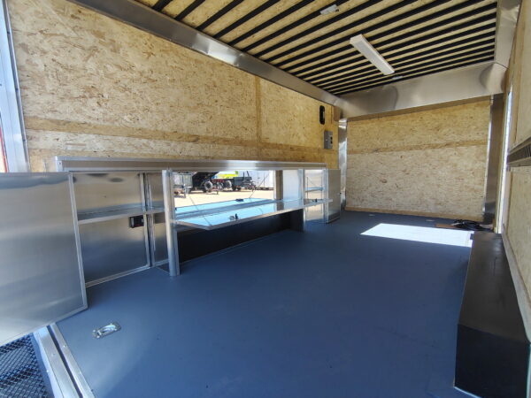 16x8.5 PXT Hammer, 7K GVWR, Workbench, Ladder Rack, 6" Additional Height, Ramp Door