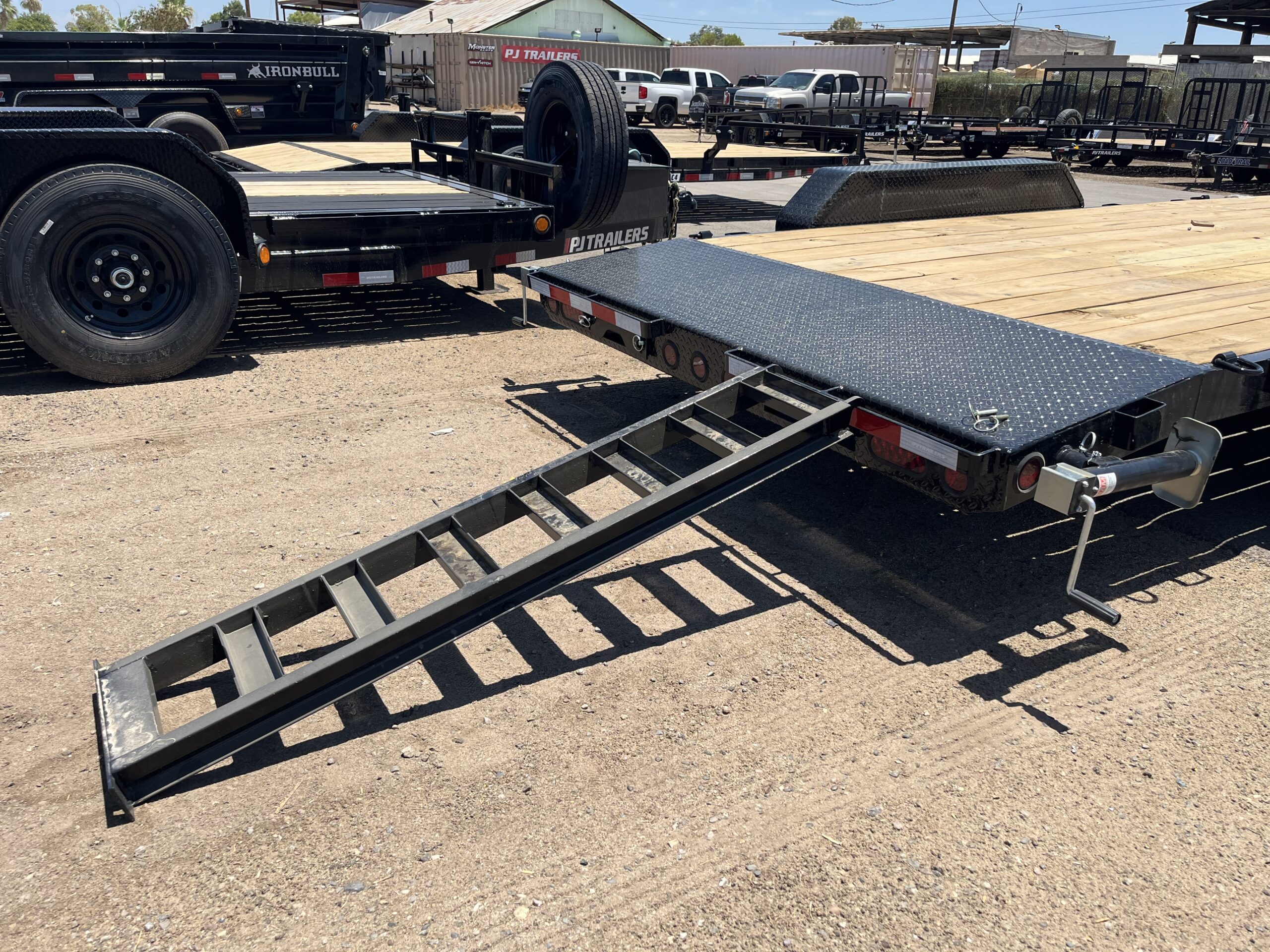18x83 Tandem Axle Channel Equipment, 10K GVWR, Slide-In Ramps - Image 5