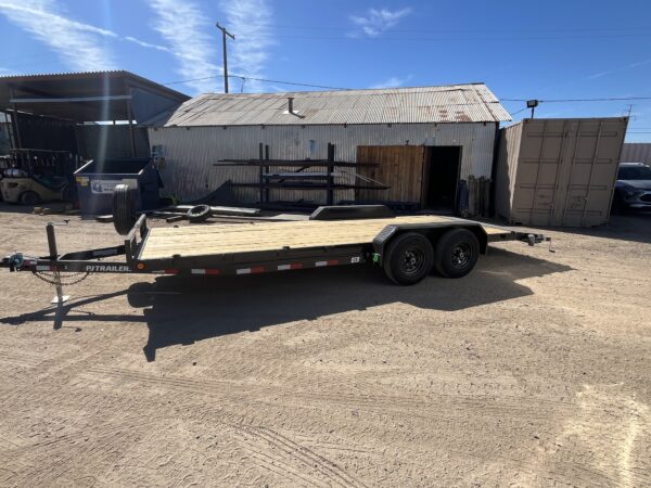 20x83 Tandem Axle Channel Equipment, 10K GVWR, Slide-In Ramps