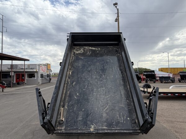 12x83 IronBull Tandem Axle Dump, 15K GVWR, 24" Sides, Solar Charger