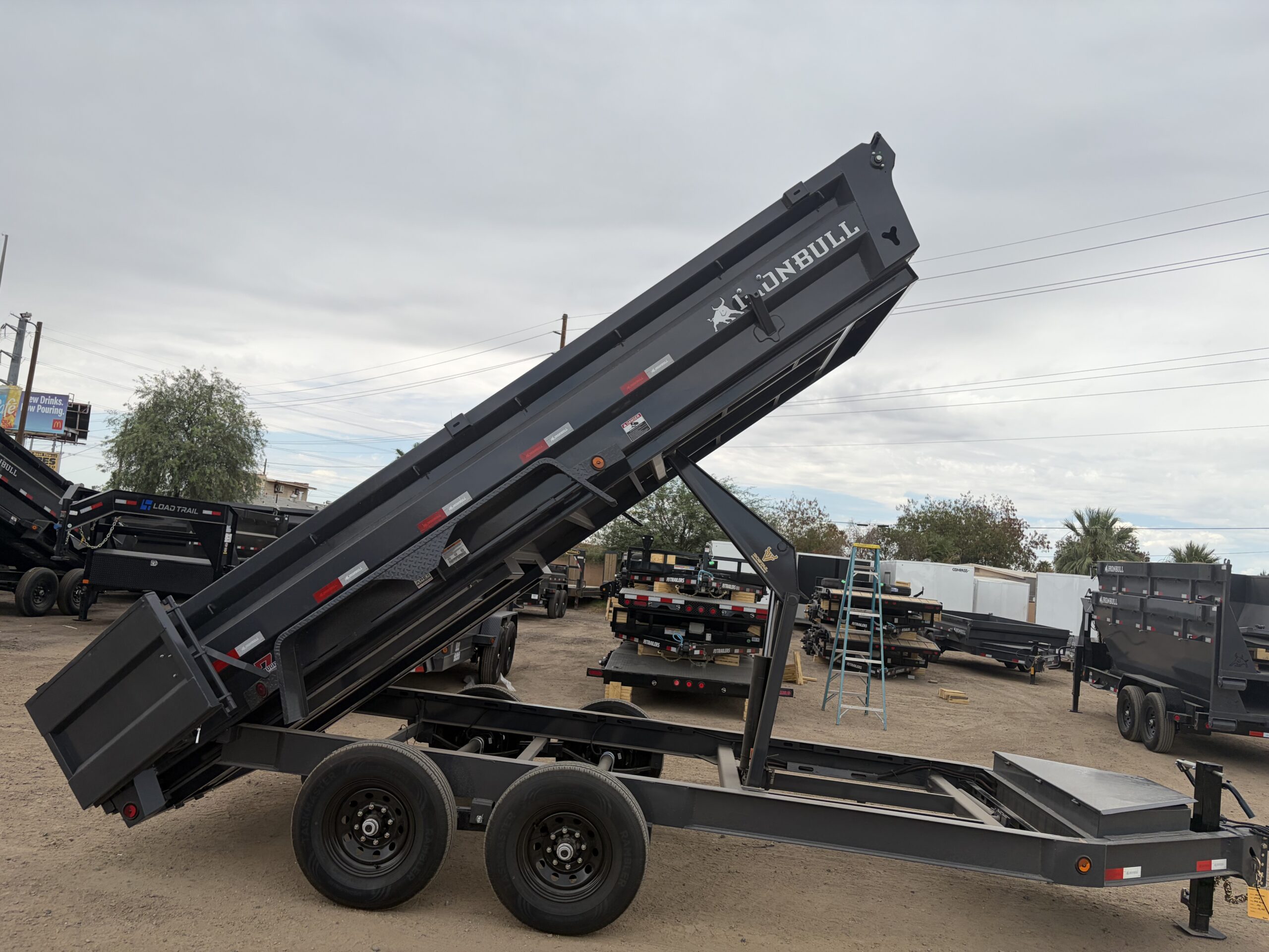 16x83 IronBull Tandem Axle Dump, 15K GVWR, 24" Sides - Image 9