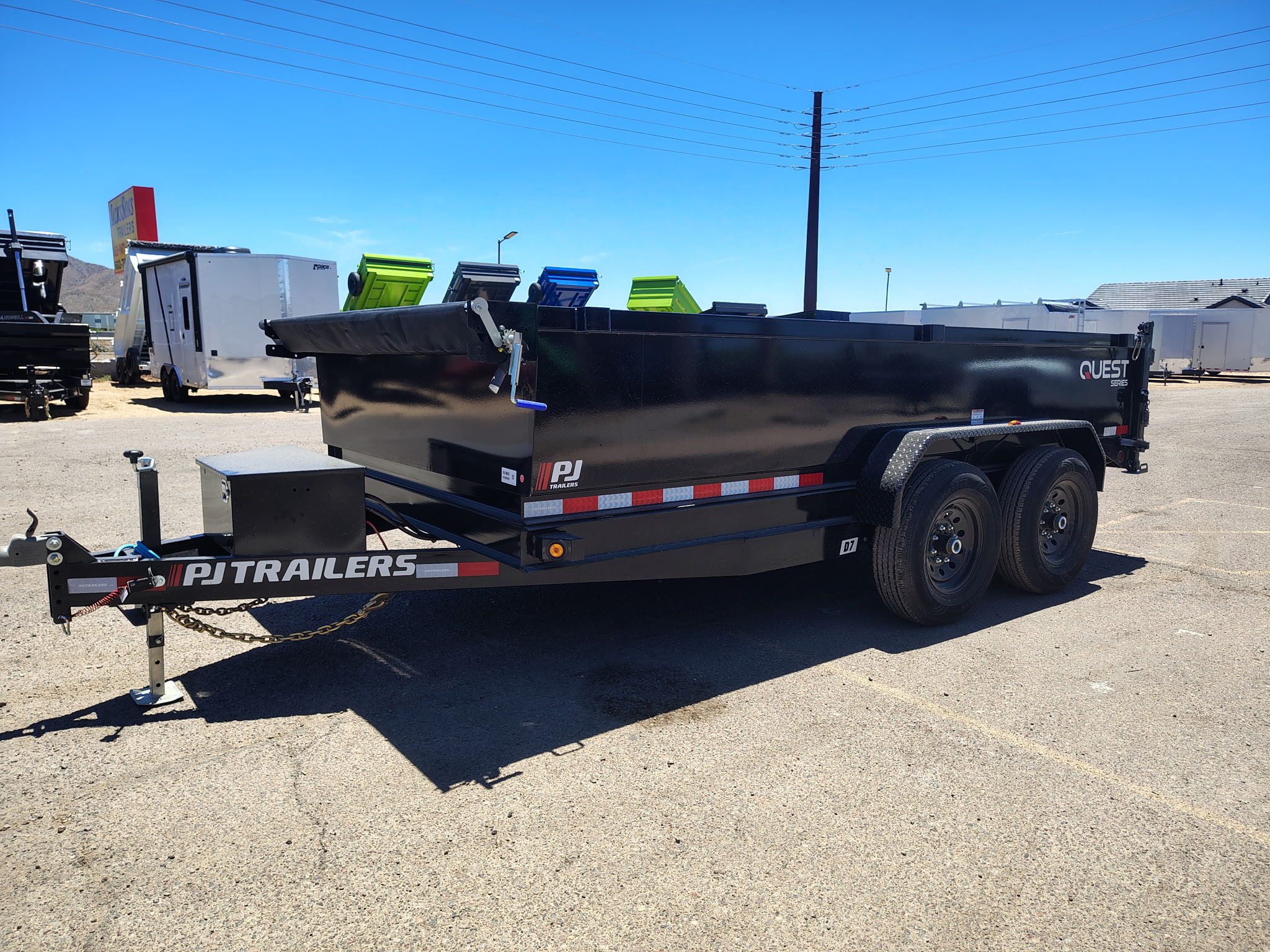 14x83 Tandem Axle Dump, 14K GVWR, 24" Sides - Image 3