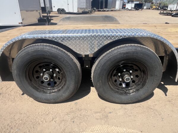 20x83 Tandem Axle Channel Equipment, 10K GVWR, Slide-In Ramps